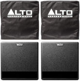 Alto TX212S Aktiv-Subwoofer, 12 Zoll aktiver Bassbehälter, 900 W, inkl. Abdeckungen im Paket